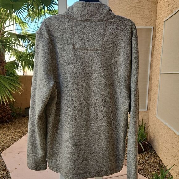 Bass Men's Gray Zip-Up Sweater - Picture 3 of 5